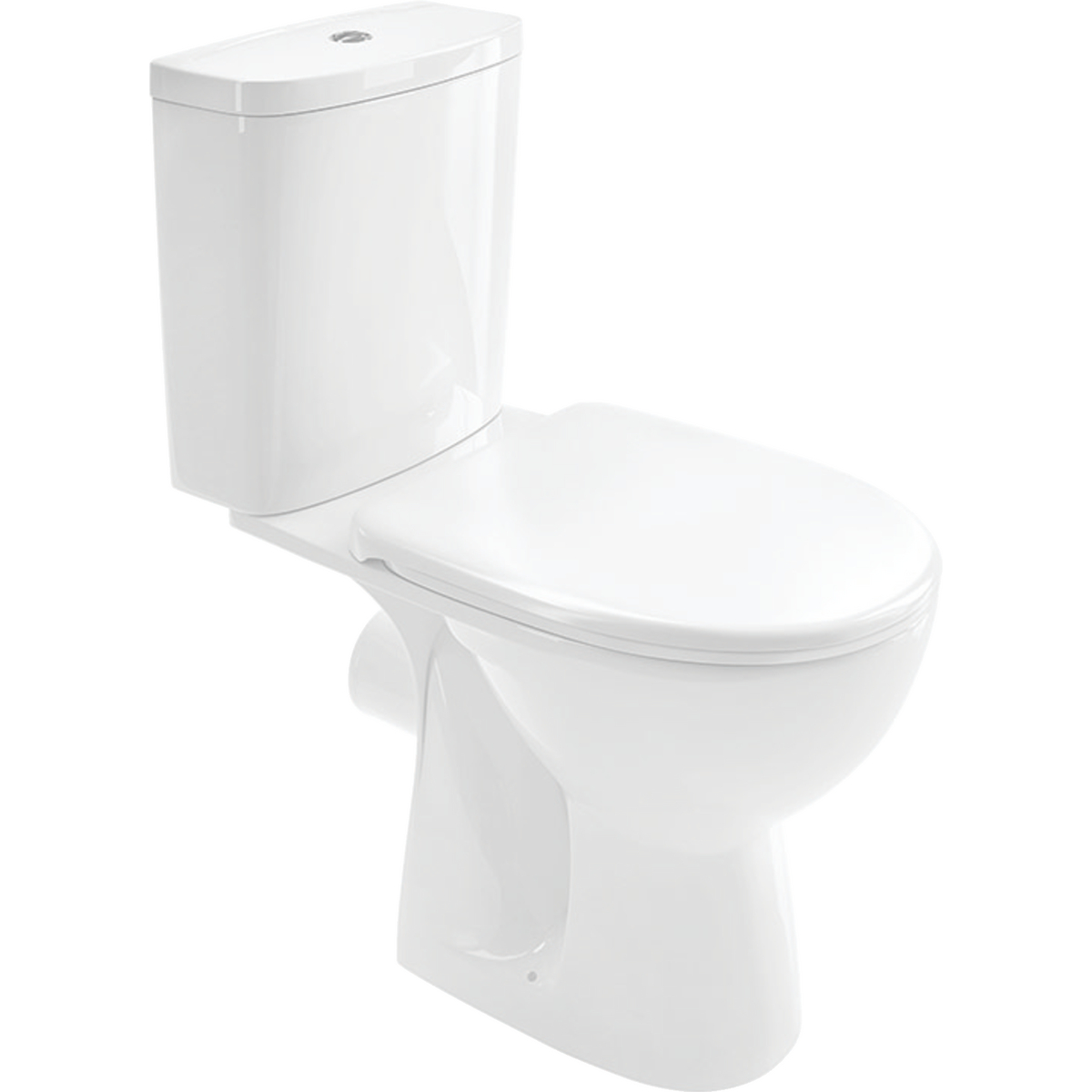 Унітаз KOLO Freja горизонтальний випуск, із сидінням з кришкою з дюропласту.